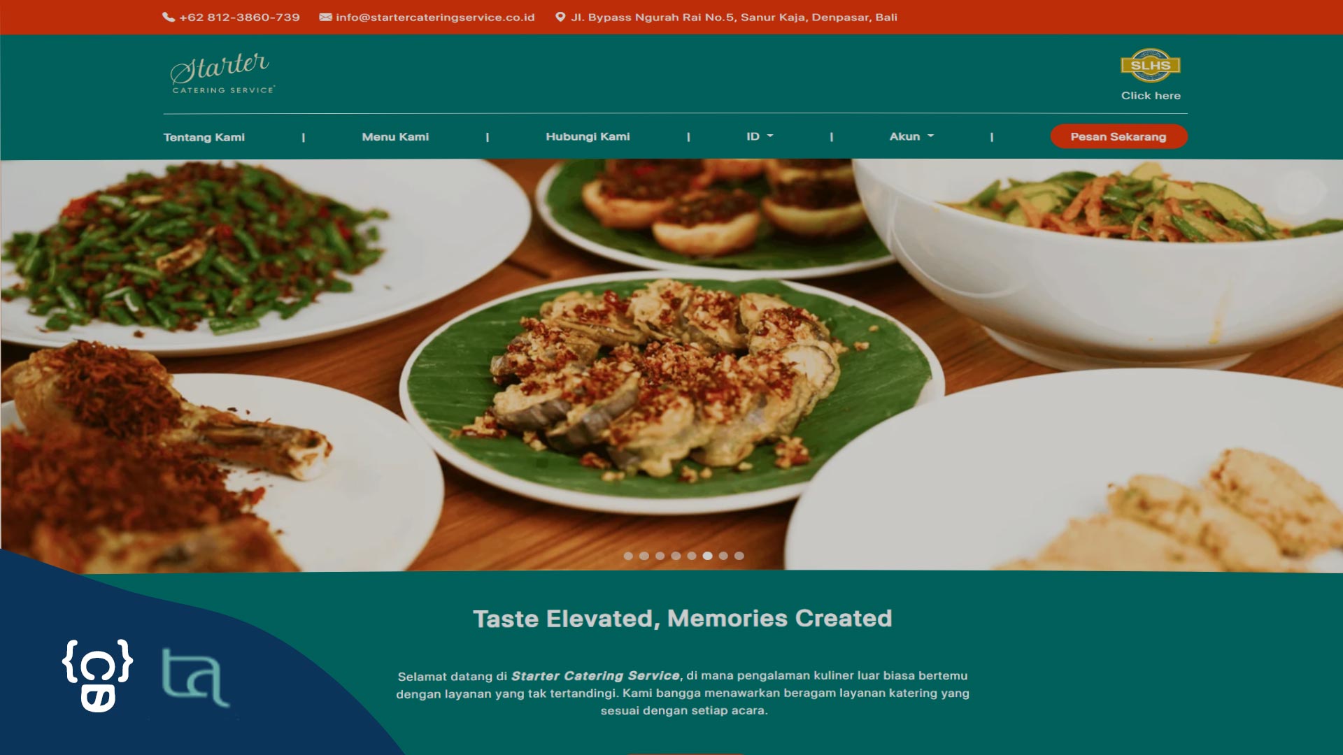 Portfolio Startercateringservice.co.id Website Development